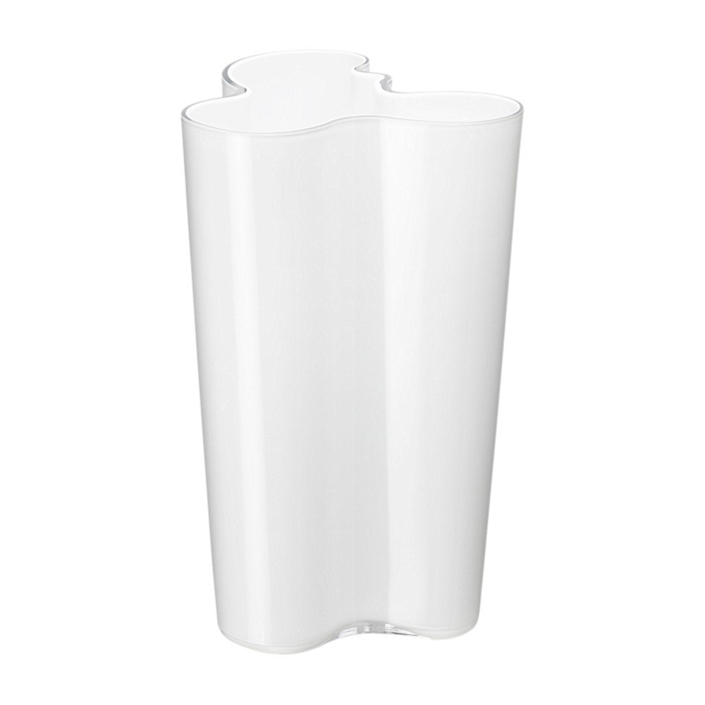 Alvar Aalto Finlandia Vase - Large White Ceramic Vase for Modern Home Decor | Perfect for Living Room, Dining Table & Wedding Centerpieces