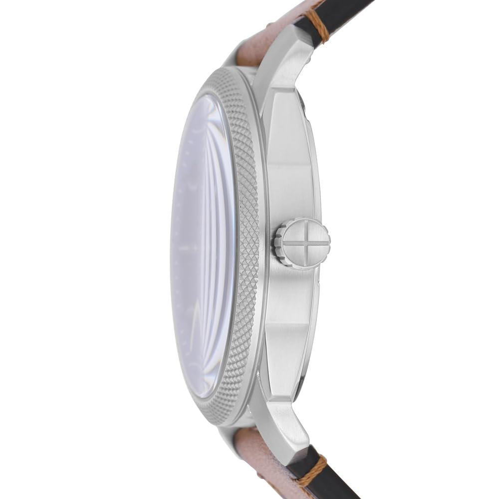 Fossil Machine Men's Stainless Steel Quartz Watch with Three-Hand Movement - Perfect for Business, Casual Wear & Everyday Use