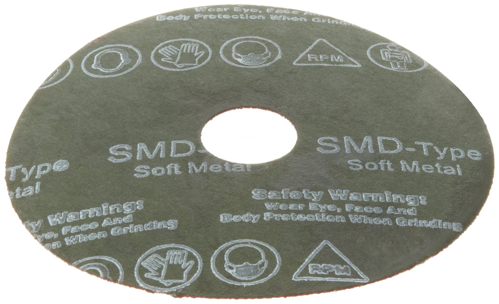 Norton Gemini Metalite F220 4-1/2 Inch 36 Grit Aluminum Oxide Abrasive Disc with Fiber Backing - 7/8 Inch Arbor - Pack of 25 - Perfect for Metal Grinding, Wood Sanding & Surface Preparation