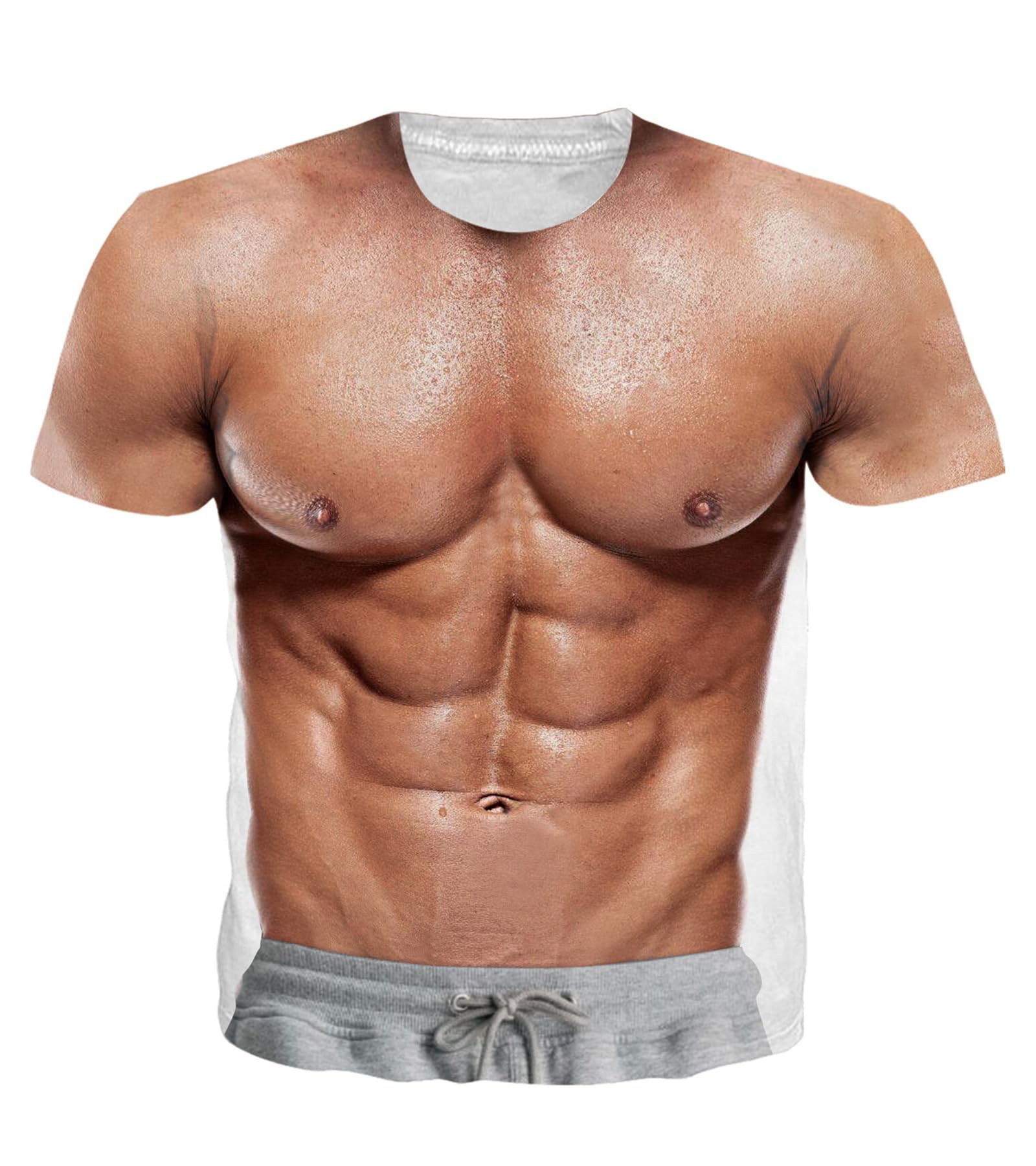Funny 3D Printed Men's T-Shirts | Cozople Short Sleeve Crewneck Graphic Tee for Casual Wear & Gifts