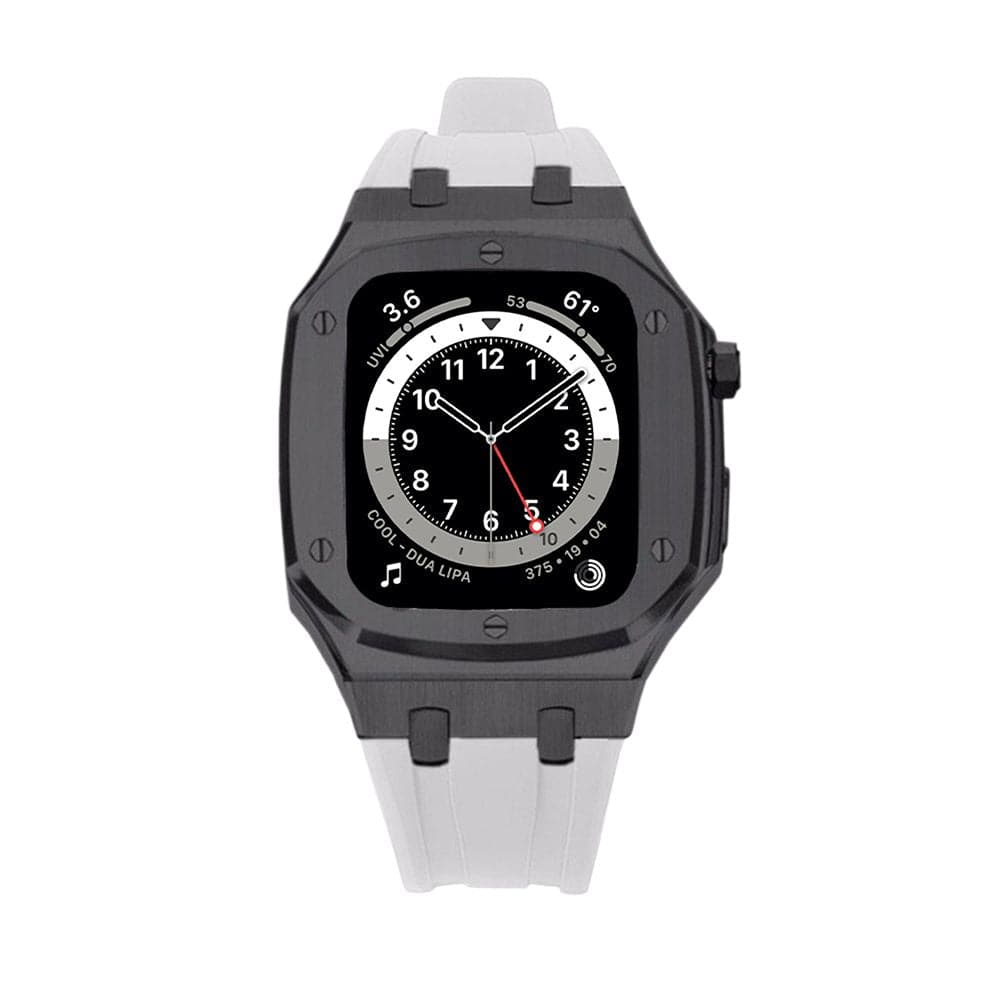 Apple Watch Rugged Rubber Case for iWatch Series 6/7 - Shockproof Protective Cover for Outdoor Sports & Fitness Activities