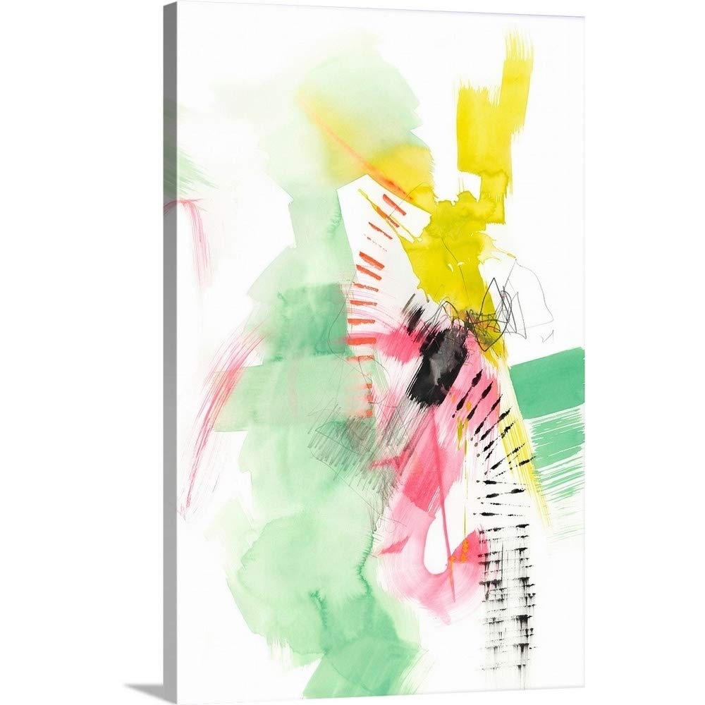 GREATBIGCANVAS Neon Playground II Canvas Wall Art Print - 32