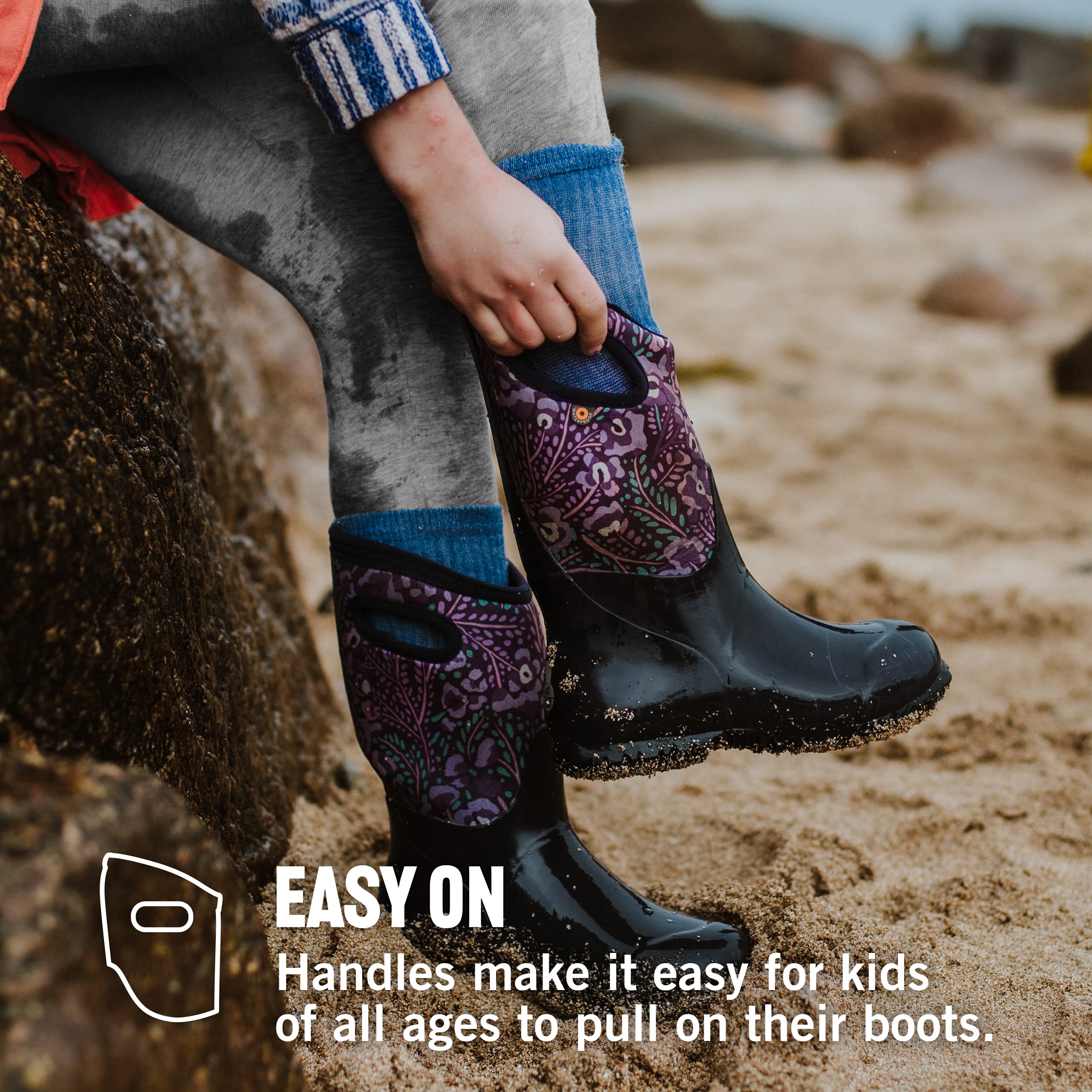BOGS York Camo Boots for Kids & Toddlers - Waterproof Winter Snow Boots for Boys & Girls - Outdoor Hiking & Playground Shoes for Cold Weather
