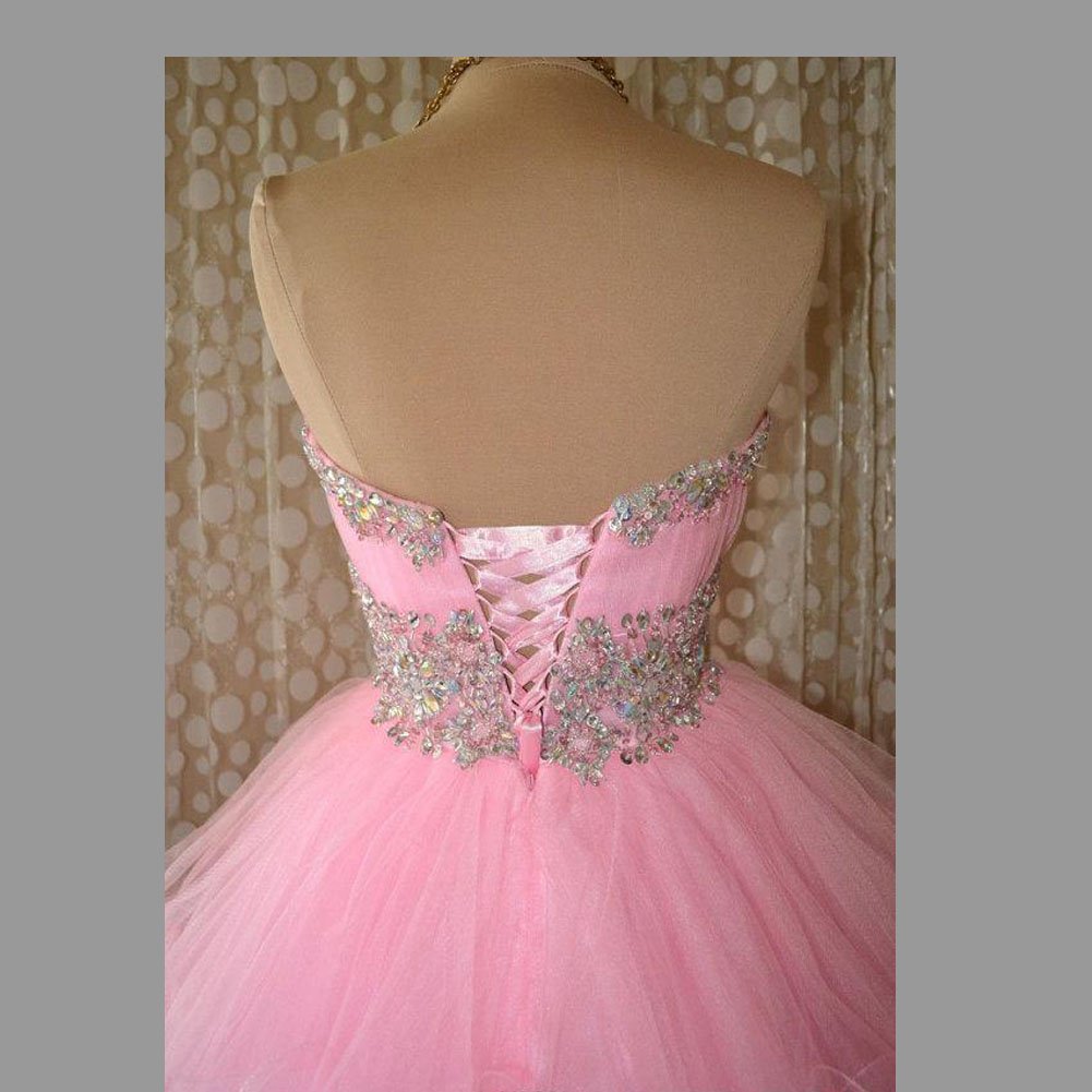 Kivary Beaded Sweetheart Prom Dress for Homecoming & Parties