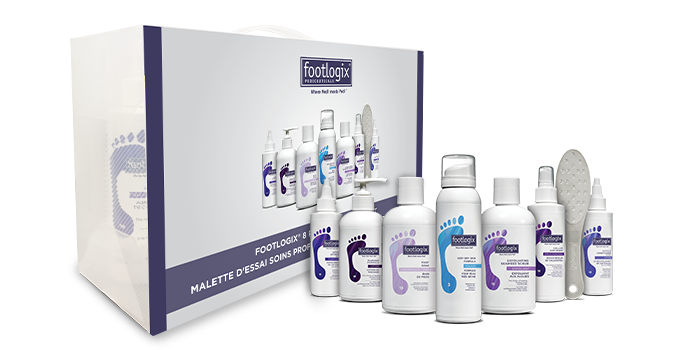 Footlogix Professional Pedicure Kit - 8 Piece Set for Dry & Cracked Feet Care - Perfect for Home Spa, Salon & Professional Use