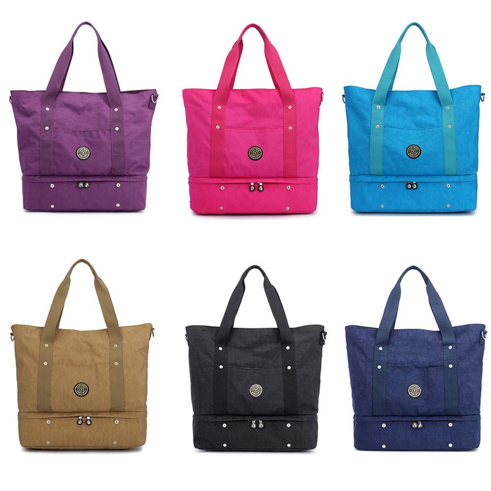 Stylish Women's Large Waterproof Nylon Tote Bag - Durable Shoulder Handbag for Travel, Gym & Weekend Getaways | Perfect for Work, Shopping & Daily Commute