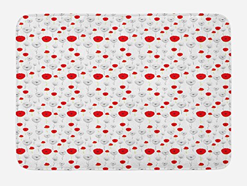 Scarlet Green Pale Grey