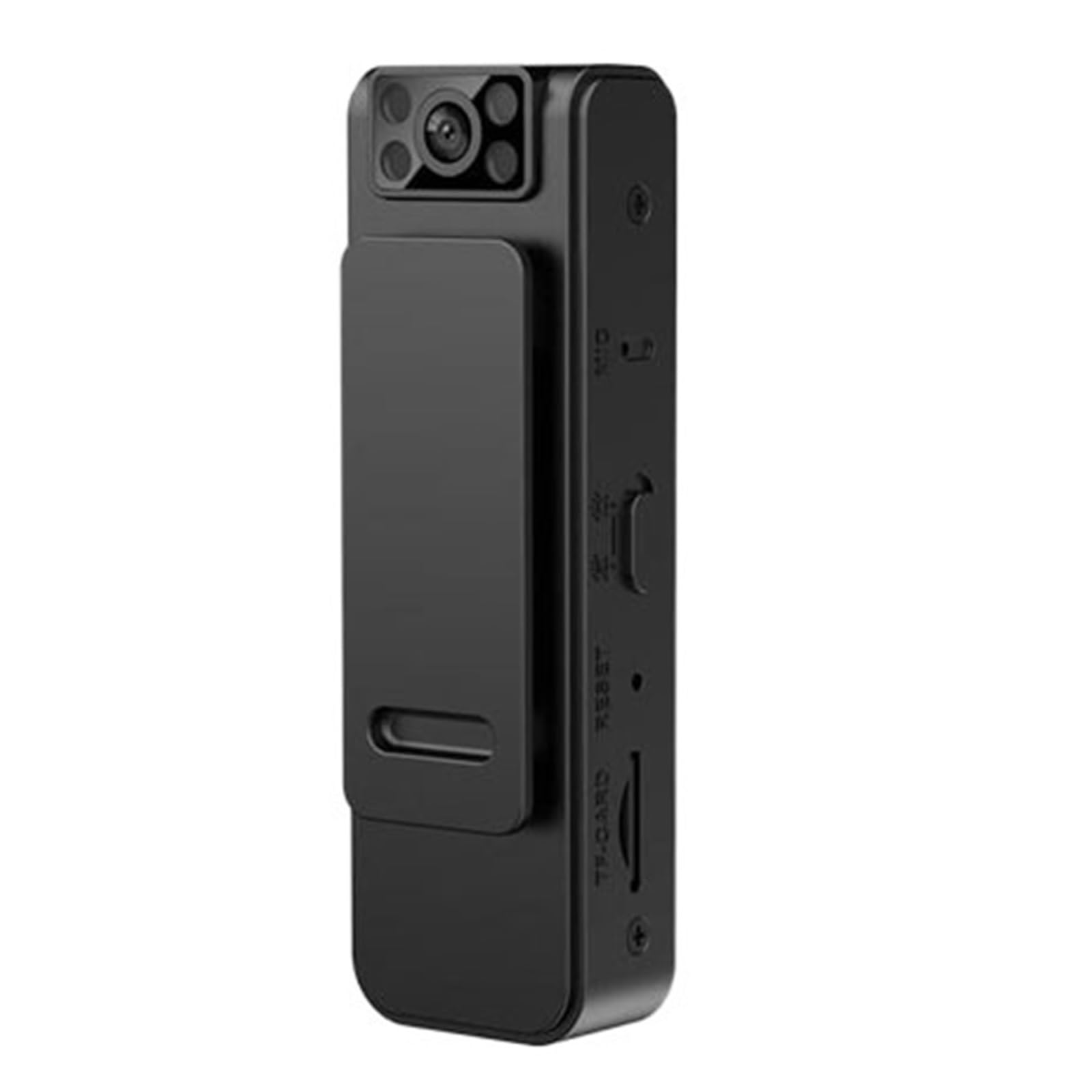 NMBHUS Mini Camera - HD 1080P Video & Audio Recorder with WiFi, Loop Recording, Magnetic Backclip - Ideal for Conferences, Outdoor Sports, Bike Riding (Includes 8GB Card)