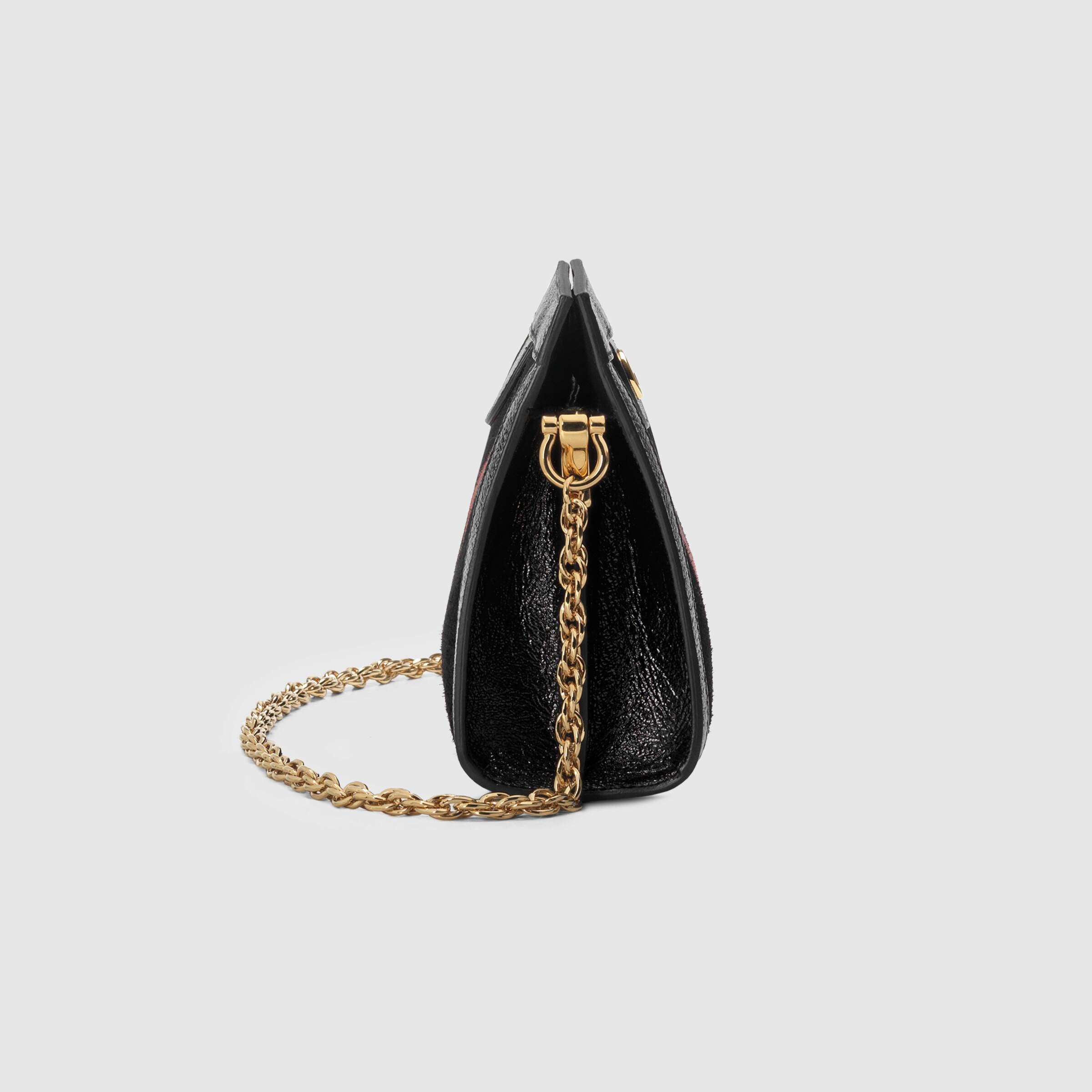 Gucci Ophidia Suede Small Shoulder Bag for Women - Black Crossbody Purse | Perfect for Daily Use, Work & Evening Out