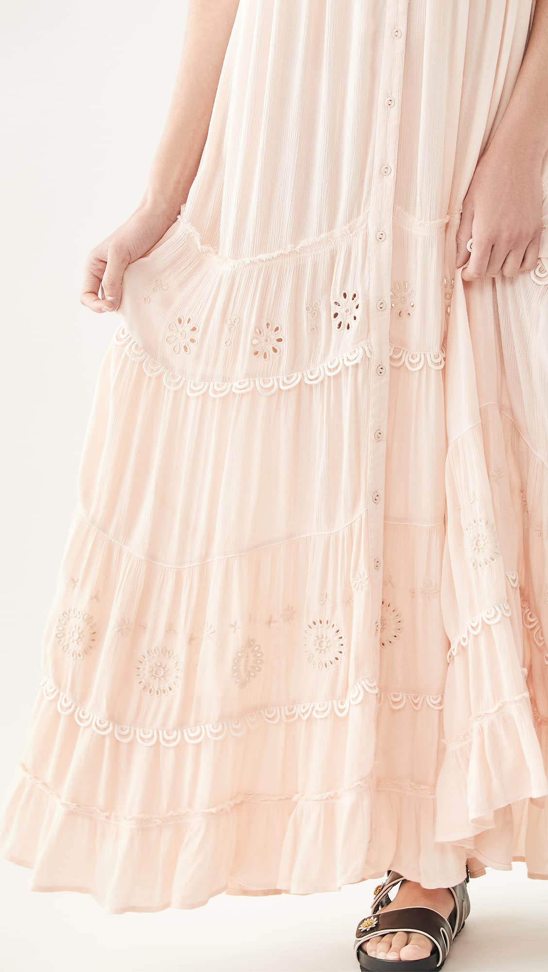 Free People Cozy Maxi Dress - Soft Flowy Long Boho Dress for Women | Perfect for Beach Vacations, Summer Outings & Casual Boho Style