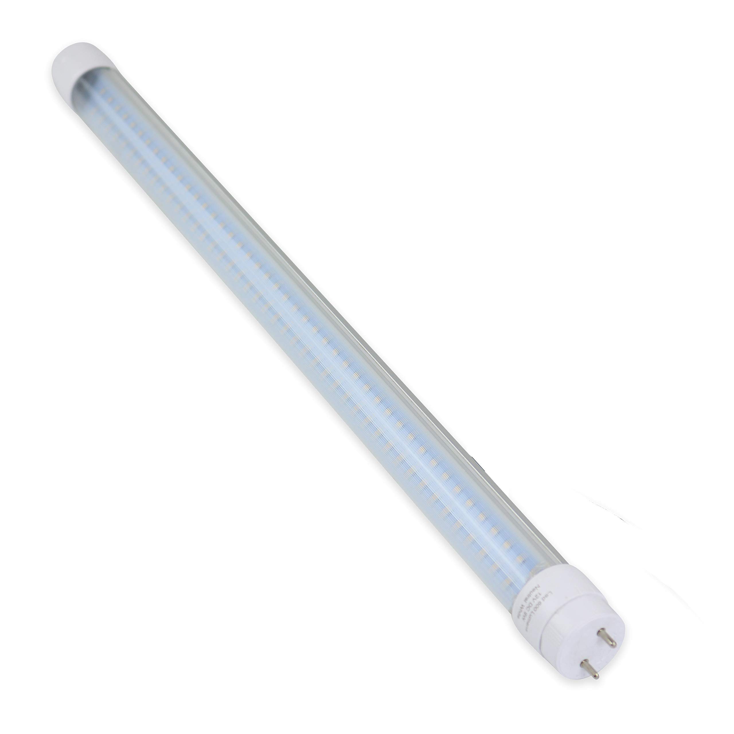 RV LED Light Bulb T8 - 18 Inch Fluorescent Tube Replacement, 600 Lumen Warm White (10 Pack) - Perfect for Camper, Motorhome & Trailer Interior Lighting