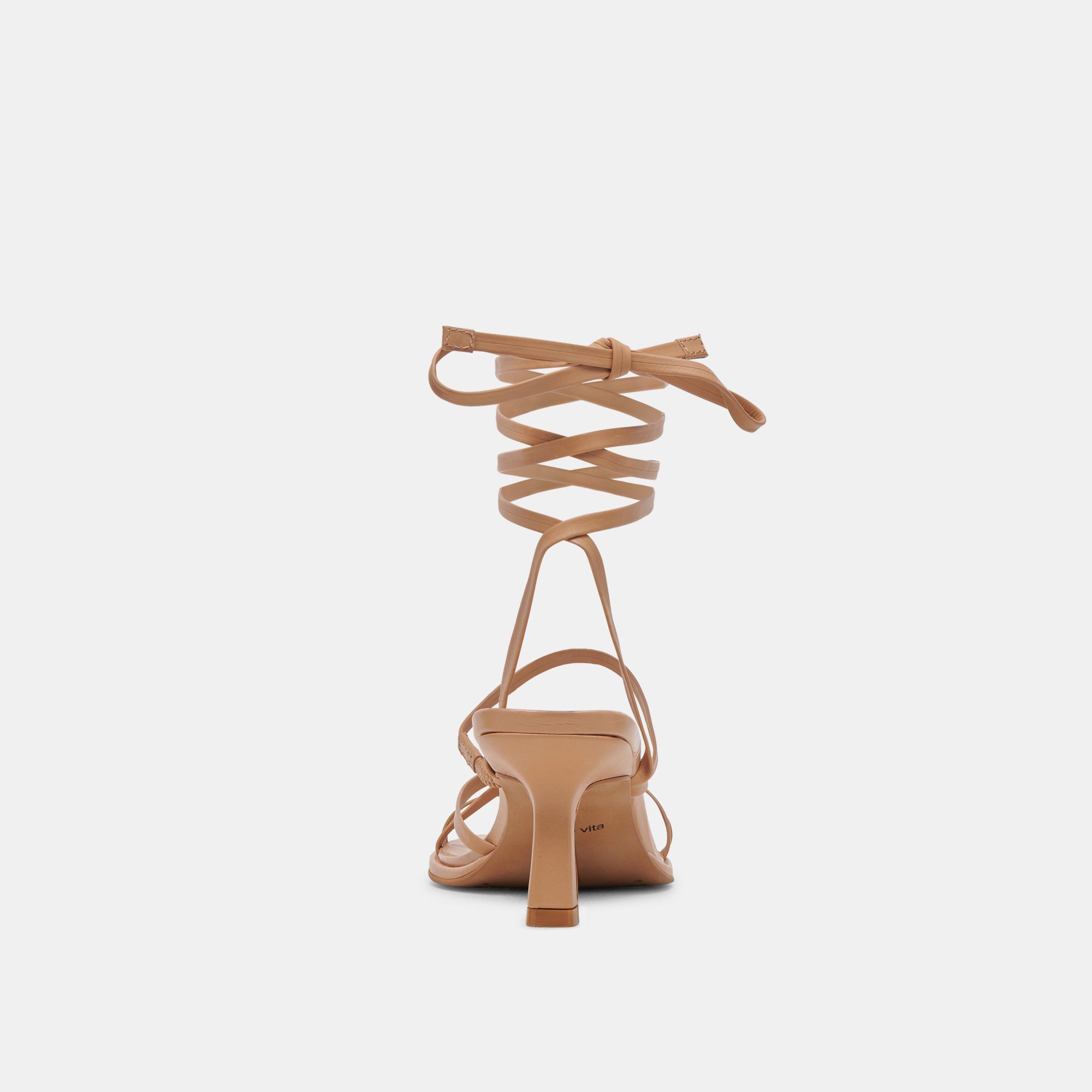 MALABO Women's Light Tan Leather Heels - Comfortable High Heel Shoes for Work, Party & Evening Wear