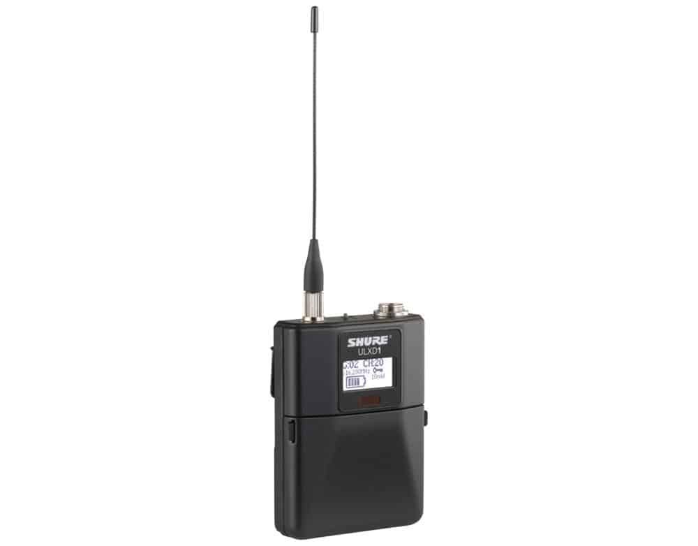 Shure ULXD1 Digital Wireless Bodypack Transmitter - Professional Grade for Live Performances, Presentations & Broadcasts