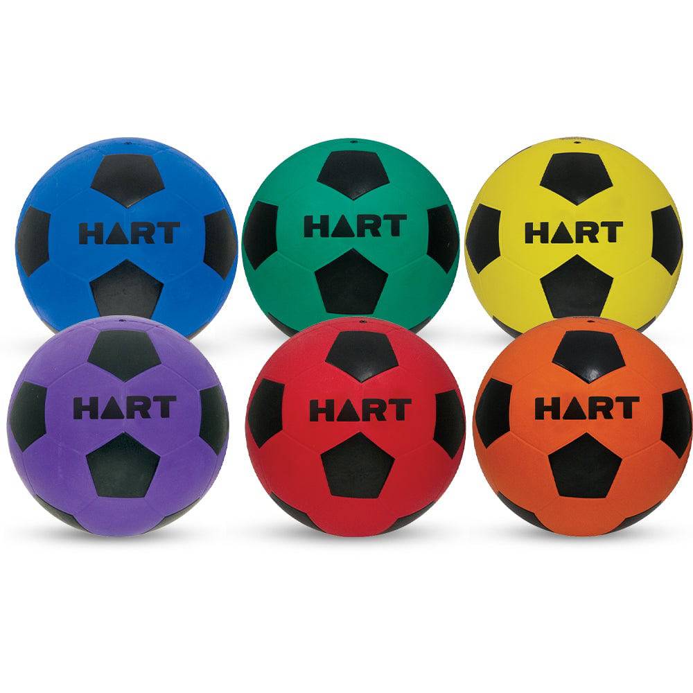 HART Color Soccer Ball Set - Durable Match & Training Soccer Balls for Kids & Adults - Perfect for Games, Practice & Backyard Play