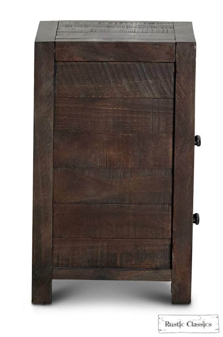 Whistler 5-Piece Reclaimed Wood Storage Platform Bedroom Set - Brown - Queen/King Size - Space-Saving Bedroom Furniture for Small Spaces & Modern Farmhouse Decor
