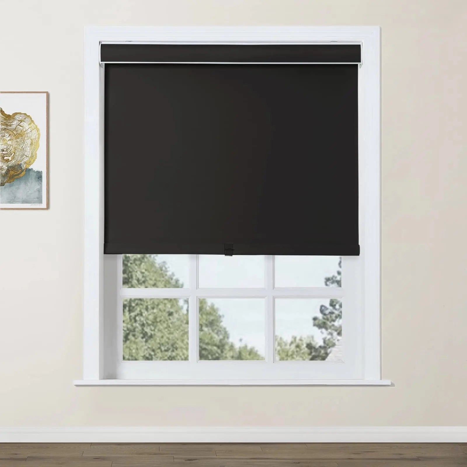 Premium Blackout Cordless Roller Shades for Windows - Light Blocking, Noise Reducing, Energy Efficient - Perfect for Bedrooms, Nurseries & Home Theaters