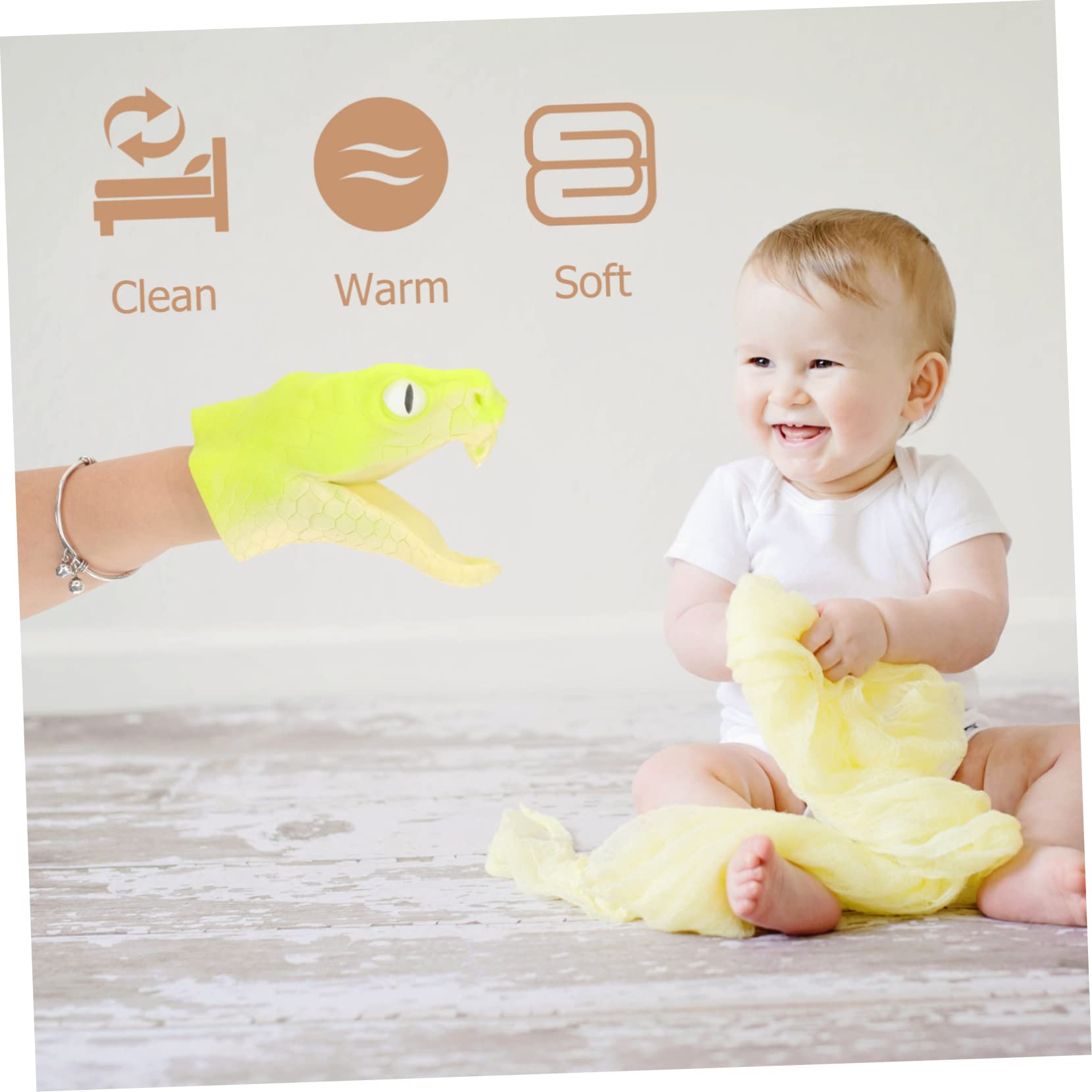 TOYANDONA Finger Puppets for Kids - 12 Pack Cartoon Animal Marionnettes à Doigts, Soft TPR Educational Toys for Toddlers | Perfect for Storytelling, Classroom Activities & Pretend Play