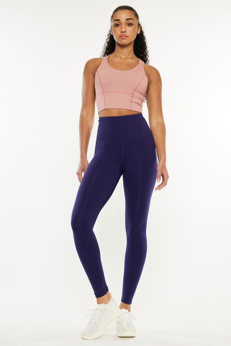 Lily High Rise Active Leggings for Women - Yoga Pants with Pockets, Tummy Control Workout Leggings - Perfect for Gym, Running, Yoga & Lounge Wear