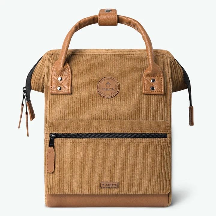 CABAIA Waterproof Backpack with 2 Pockets - Lifetime Warranty - Stylish Unisex Laptop Bag for Men & Women - Perfect for School, Travel & Business - Vegan Certified - Ideal for Commuting, College & Office Use