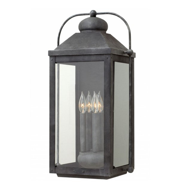 Meeton Outdoor Wall Lantern - Waterproof LED Porch Light with Motion Sensor, Dusk to Dawn Lighting for Patio, Garden, Front Door & Backyard (Black) - Perfect for Home Security and Landscape Illumination