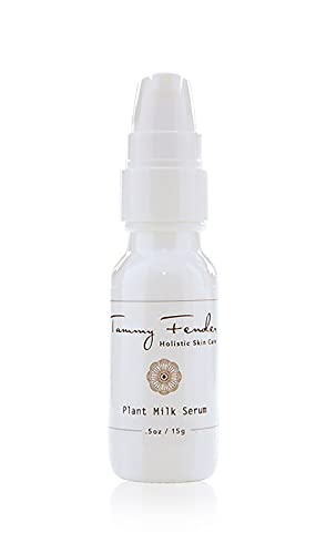 Tammy Fender Natural Plant Milk Serum - Clean, Non-Toxic, Vegan Skincare for Dry & Sensitive Skin | Mini Size 0.5 oz | Perfect for Daily Hydration & Nighttime Repair
