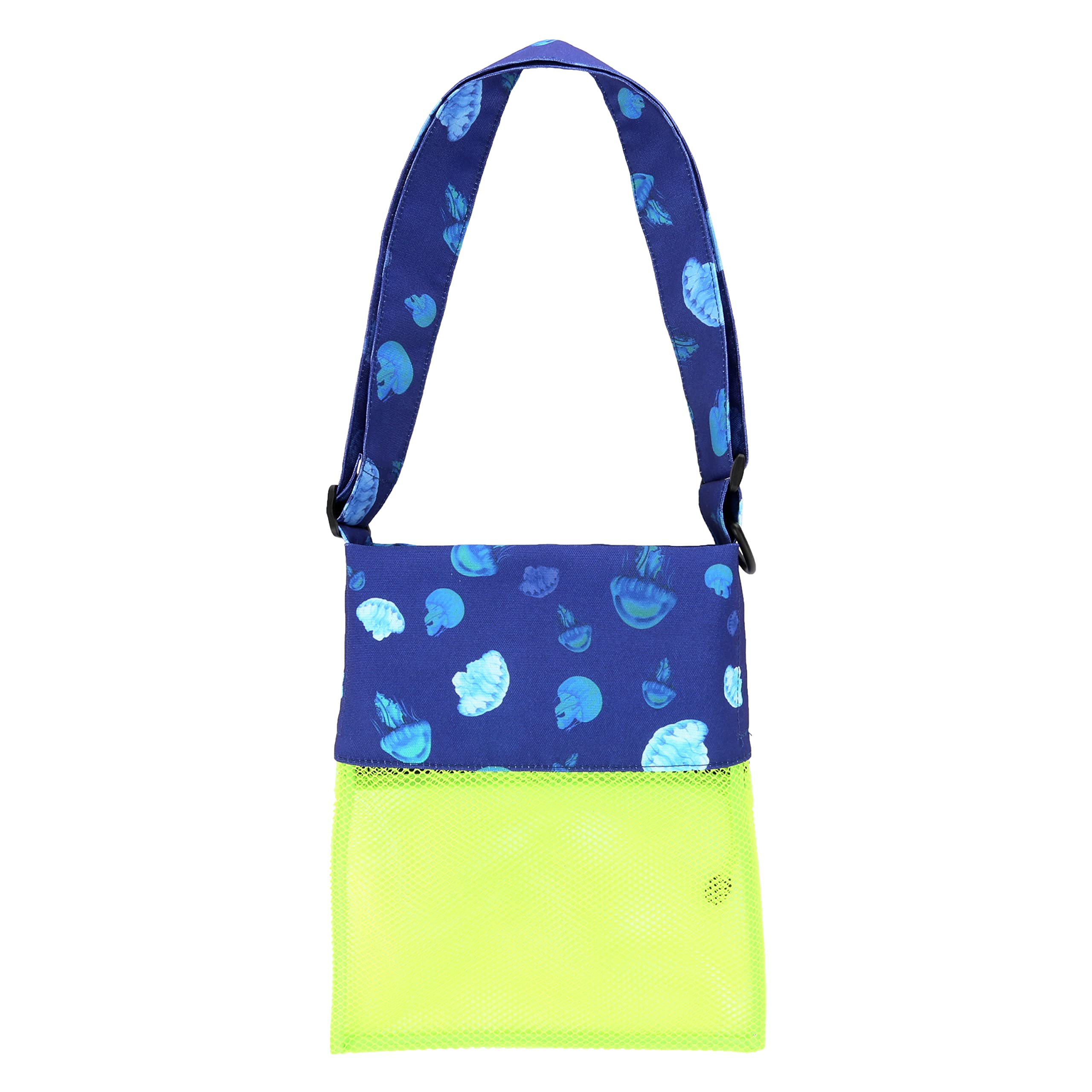 Premium 3-Pocket Sand Dipper Shell Collecting Beach Bag - Luxury Cotton Limited Edition Prints for Seashell Hunting, Beachcombing & Coastal Vacations