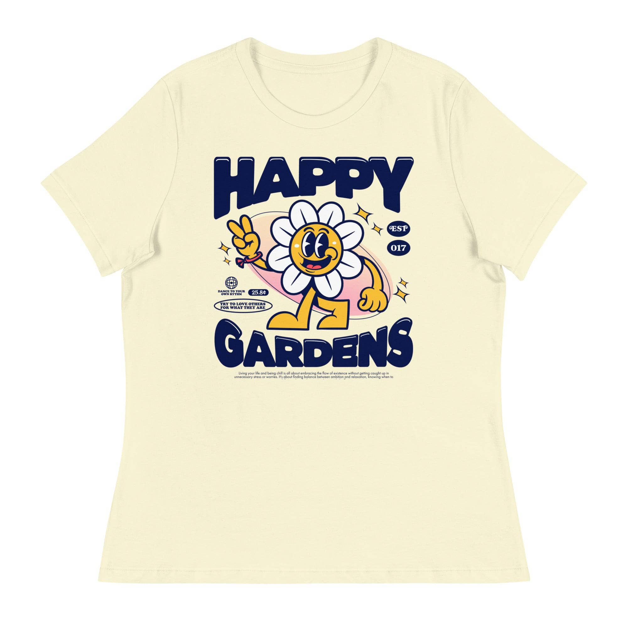 Happy Gardens Graphic T-Shirt - Comfortable Cotton Tee for Men & Women - Perfect for Casual Wear, Outdoors & Gardening