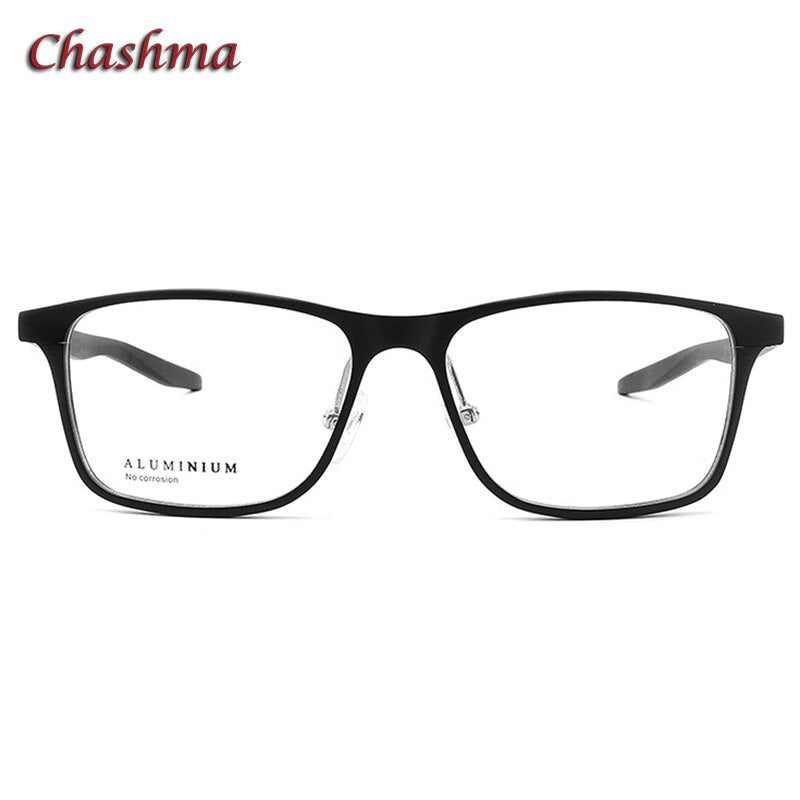 Unisex Full Rim Square Aluminum Magnesium Sport Eyeglasses 9008 - Lightweight Durable Frame for Running, Cycling & Outdoor Activities