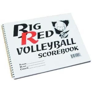 Big Red Volleyball Scorebook BR502 - Official Volleyball Scorekeeping Notebook for Coaches & Referees | Perfect for Tournaments, Matches & Training Sessions