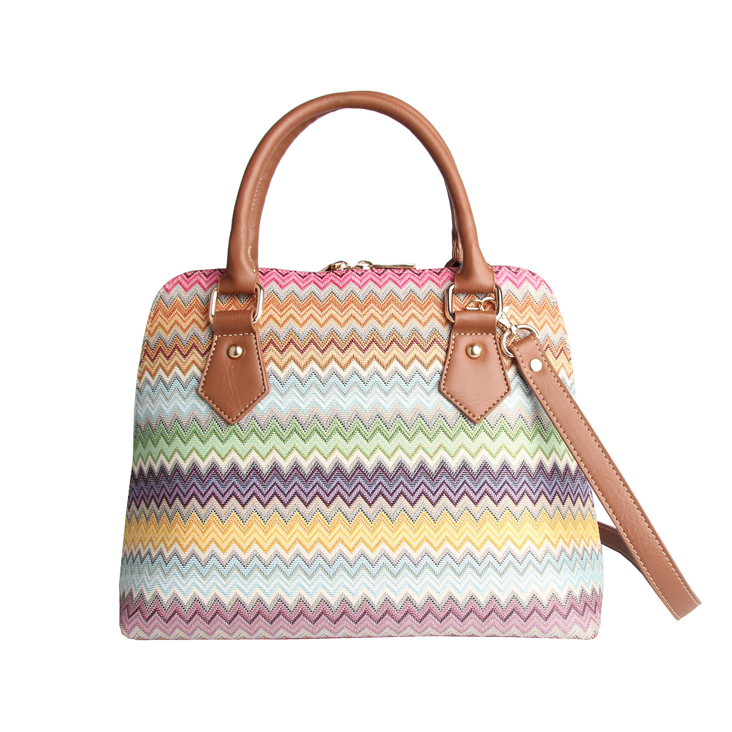 Signare Tapestry Hand & Shoulder Bag for Women - Fashionable Crossbody Purse & Satchel Bag for Girls & Teens | Perfect for Daily Use, Travel & Shopping