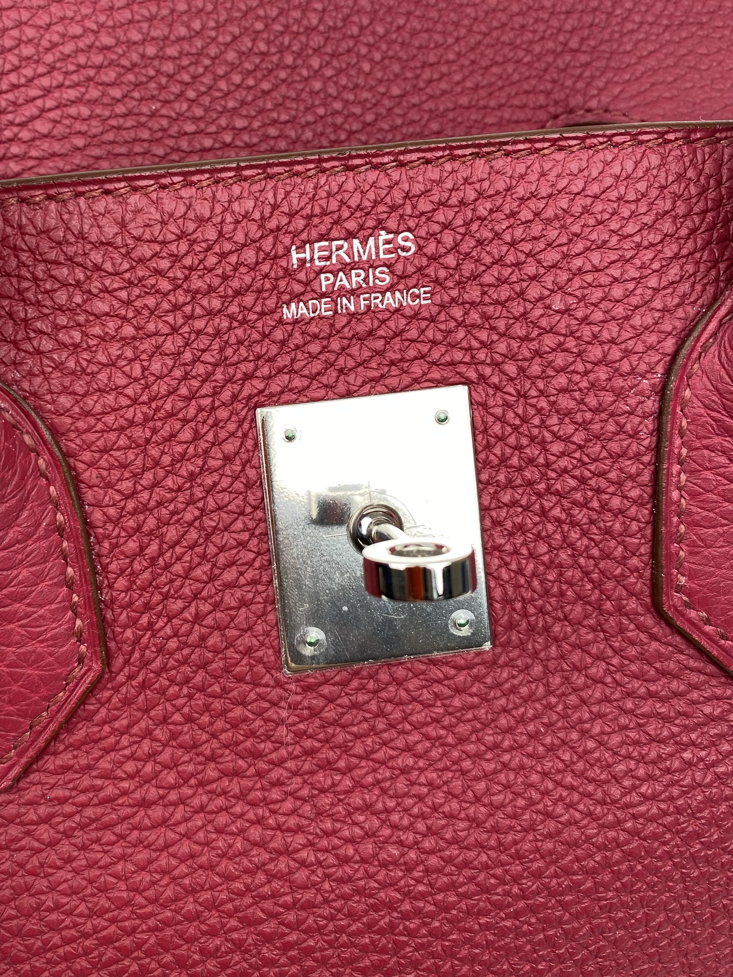 Authentic Hermes Tosca Birkin 35 Bag Palladium Hardware - Luxury Designer Handbag for Women, Perfect for Work, Travel & Special Occasions