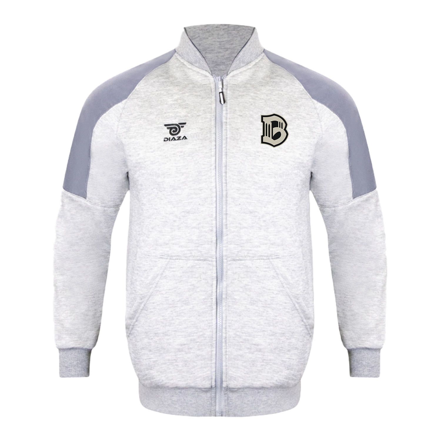 Brooklyn FC Vintage Jacket Grey - Retro Soccer Windbreaker for Men & Women - Perfect for Match Days, Streetwear & Casual Outfits