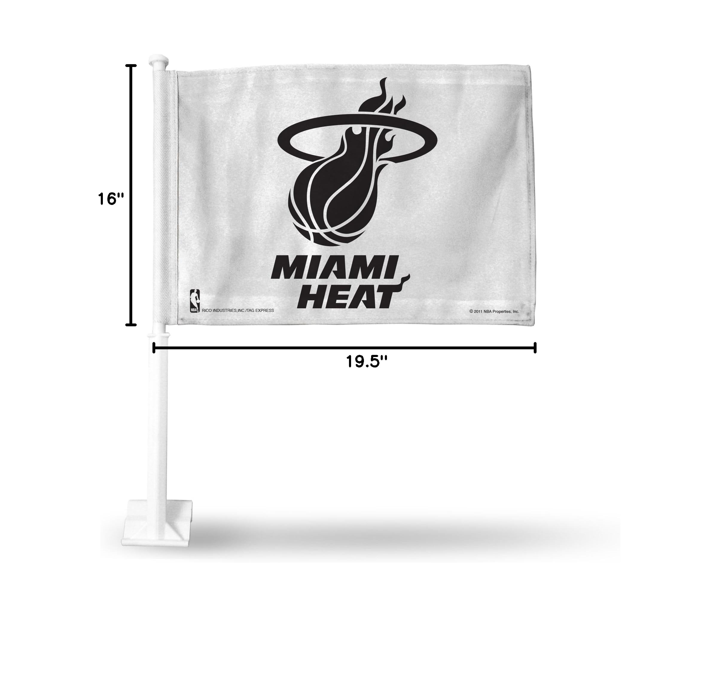 NBA Double Sided Car Flag 16x19 - Team Spirit for Game Day