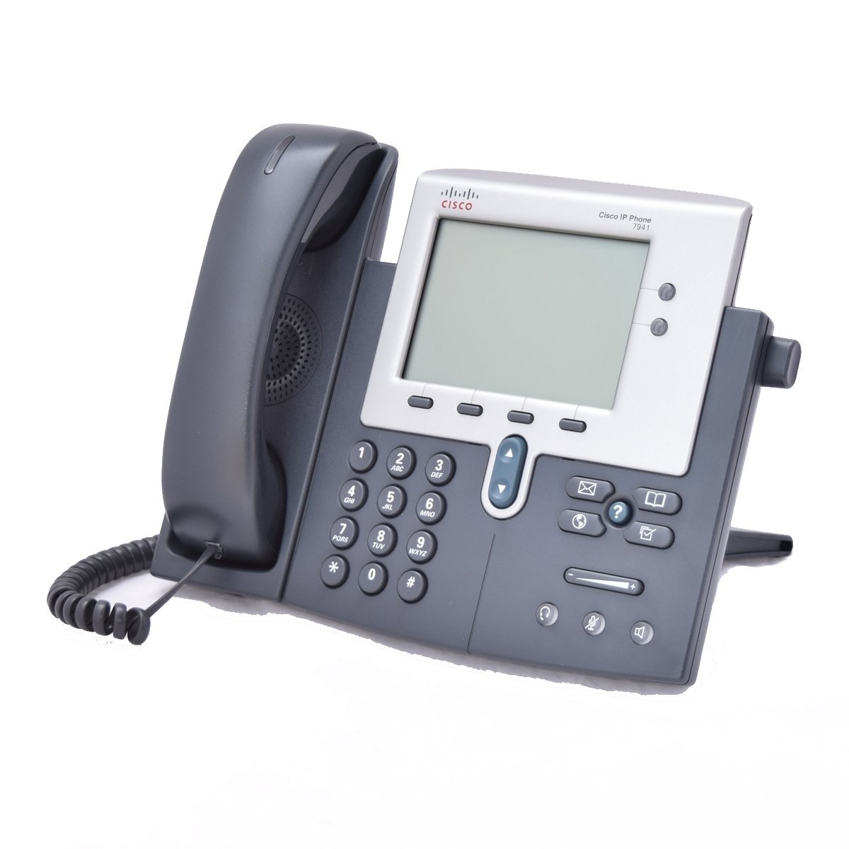 Cisco 7941G Unified IP Phone - VoIP Business Phone with LCD Display & 2 Ports - Ideal for Office, Call Center & Remote Work