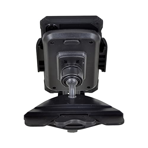 PACHO CD Slot Car Phone Holder - Universal Fit for 99% CD Players | Compatible with iPhone, Samsung, Google Pixel & Otterbox Cases | One-Hand Operation, Adjustable Viewing Angle | Perfect for Safe Driving & GPS Navigation