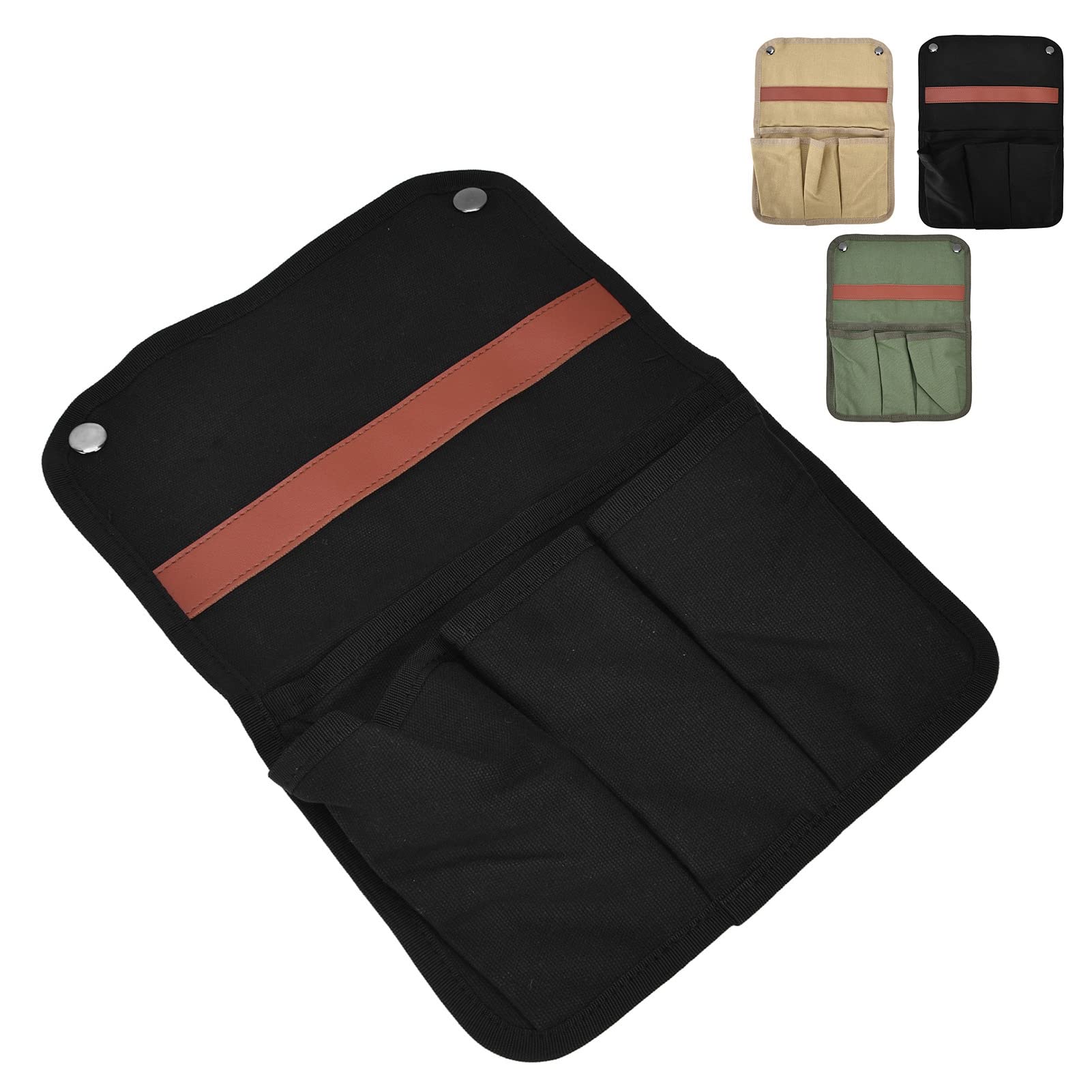 Universal Chair Armrest Organizer - Water Bottle Holder & Storage Pouch with Multi-Pockets for Patio Recliner, Beach Chair, Camping Chair & Office Chair | Perfect for Outdoor Relaxation, Picnics, Travel & Home Organization