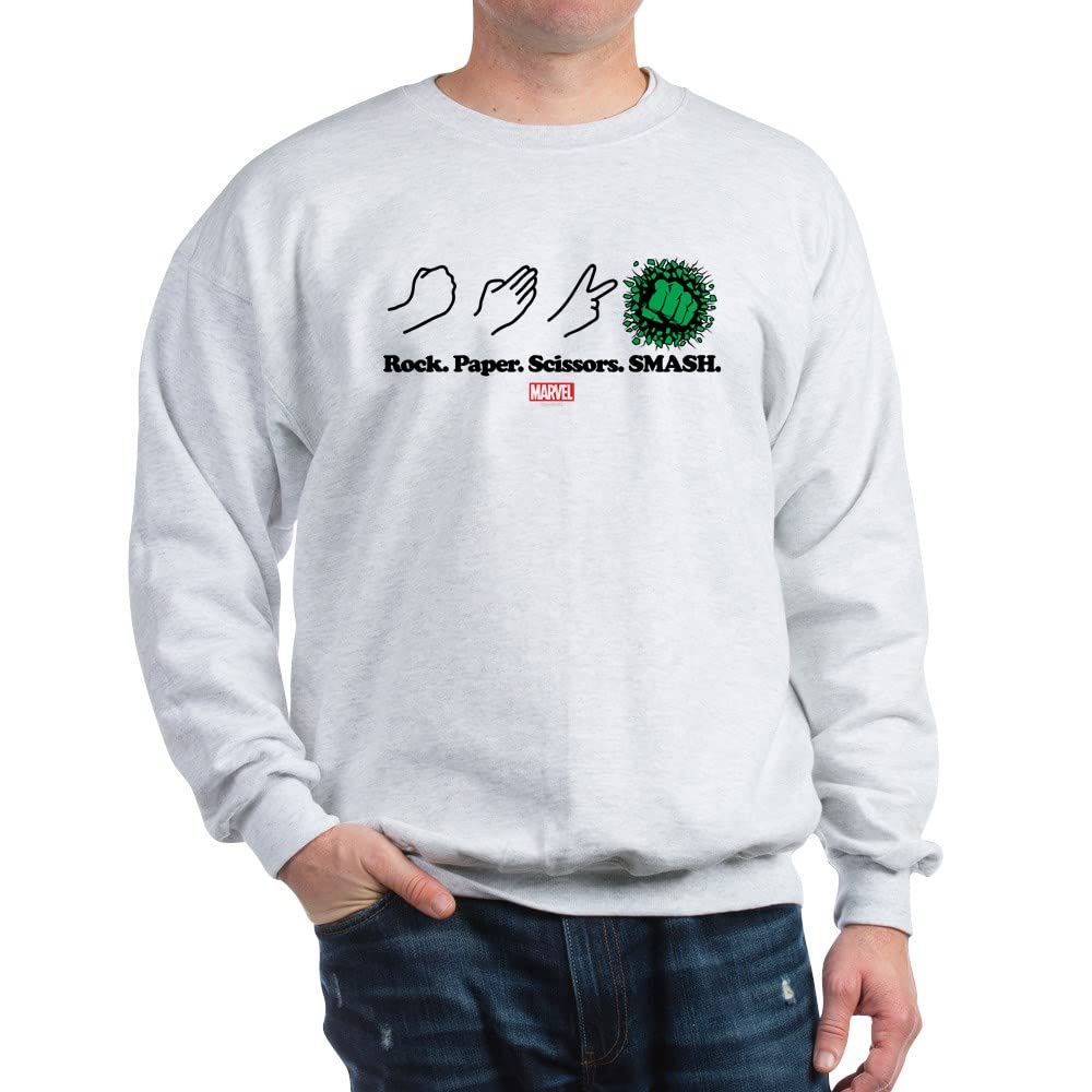Hulk Smash Sweatshirt - Classic Crew Neck Pullover for Men & Women | Marvel Superhero Graphic Hoodie for Casual Wear & Gifts | Perfect for Comic Con, Cosplay & Everyday Fashion