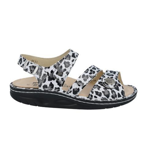 Finn Comfort Tiberias Women's Backstrap Sandal - White Malawi | Comfortable Leather Sandals for Walking, Travel & Summer Outfits