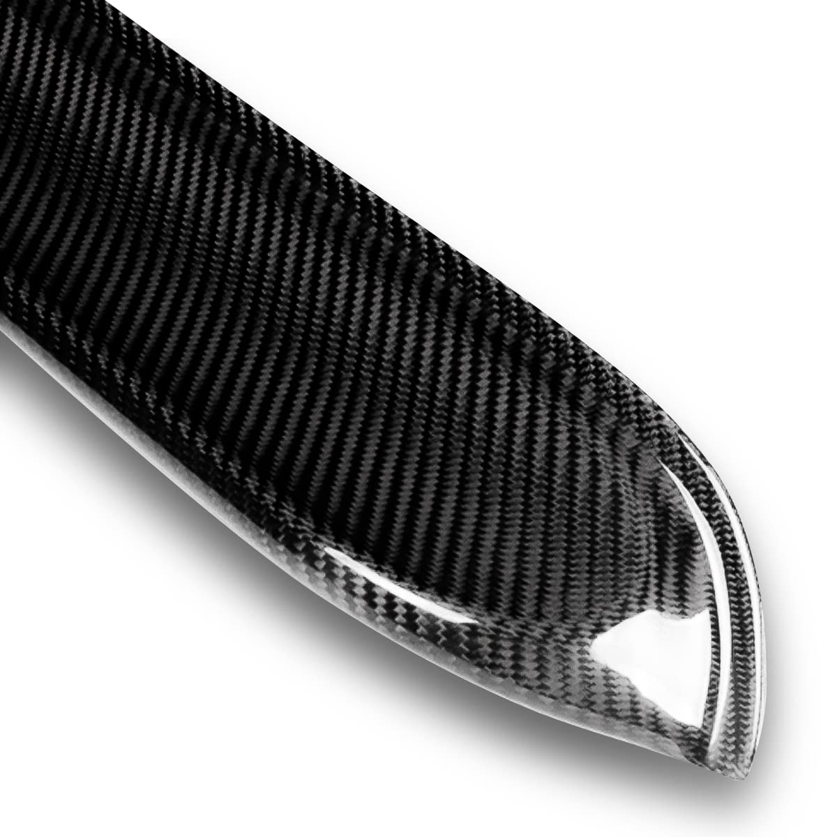 DNA MOTORING 2-RSP-7503-CF Carbon Fiber Rear Window Roof Spoiler Wing for 2008-2021 Dodge Challenger - Enhance Style & Aerodynamics for Street Racing & Car Shows