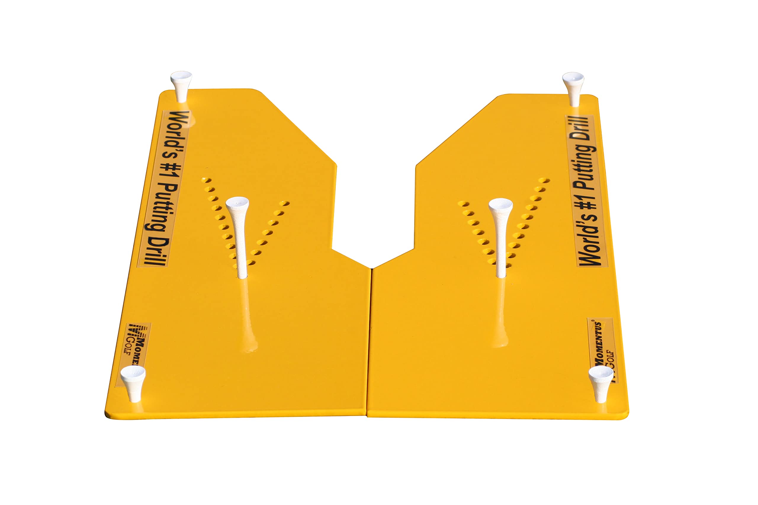 Best Golf Putting Drill Trainer - Momentus World's #1 Putting Aid for Improved Accuracy & Consistency | Perfect for Home Practice & On-Course Training