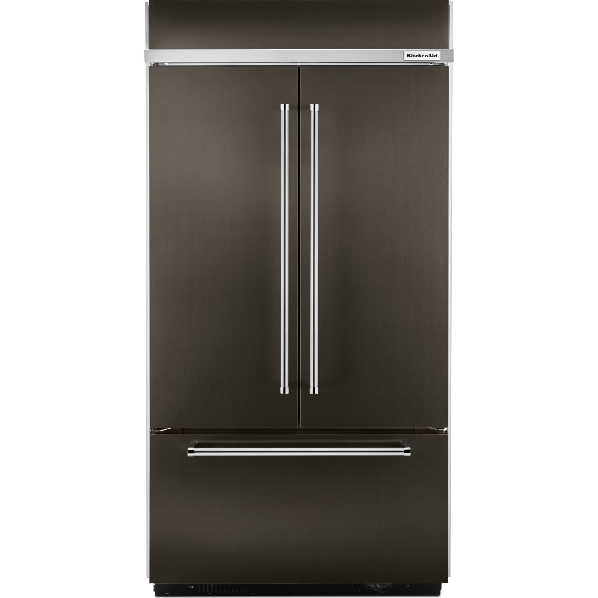 KitchenAid KBFN502EBS 36-Inch French Door Refrigerator with Black Stainless Steel Finish - Energy Efficient, Spacious 25 cu. ft. Capacity for Modern Kitchens & Open Floor Plans