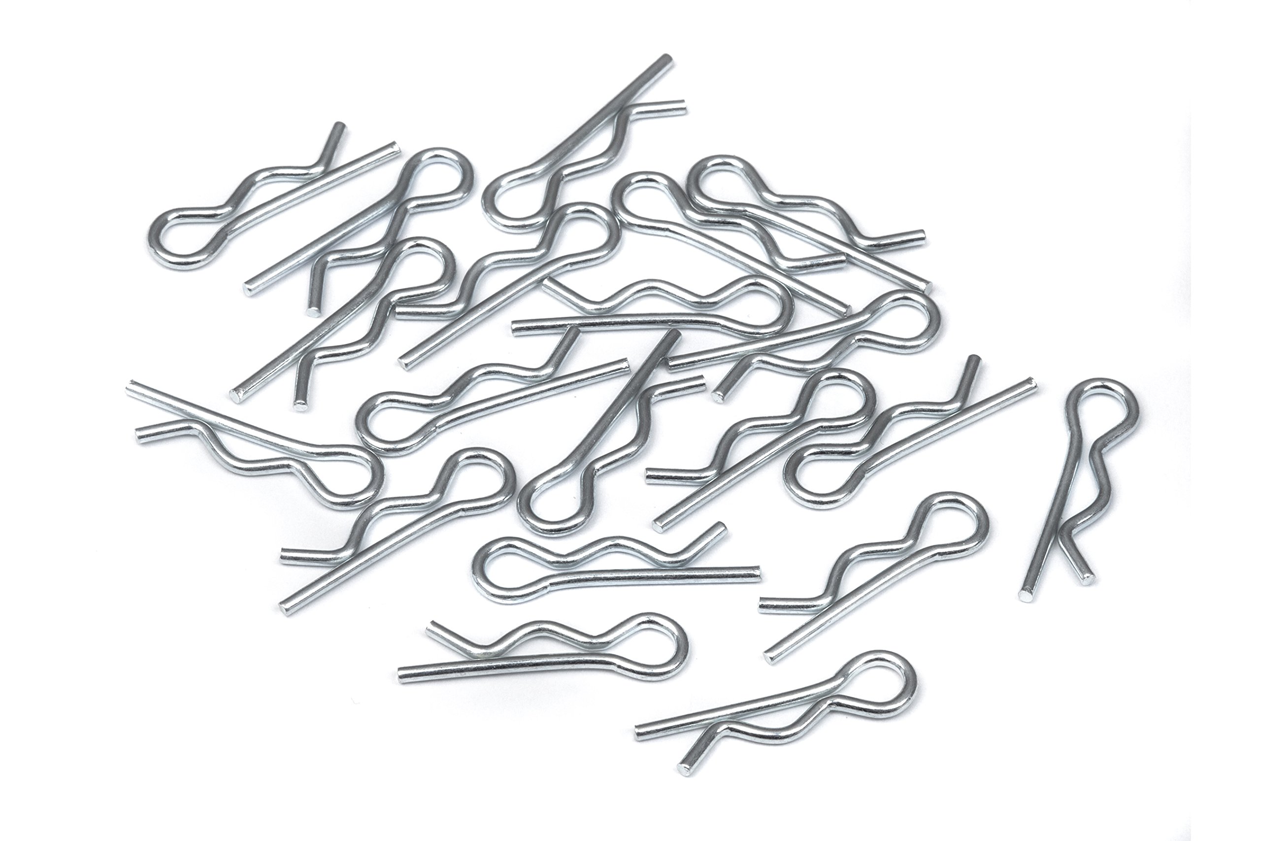 6122 Body Pin (20-Piece) - Medium Chrome Plated Fasteners for Automotive & Industrial Repair | Durable Metal Pins for Car Body, Machinery & Equipment Assembly