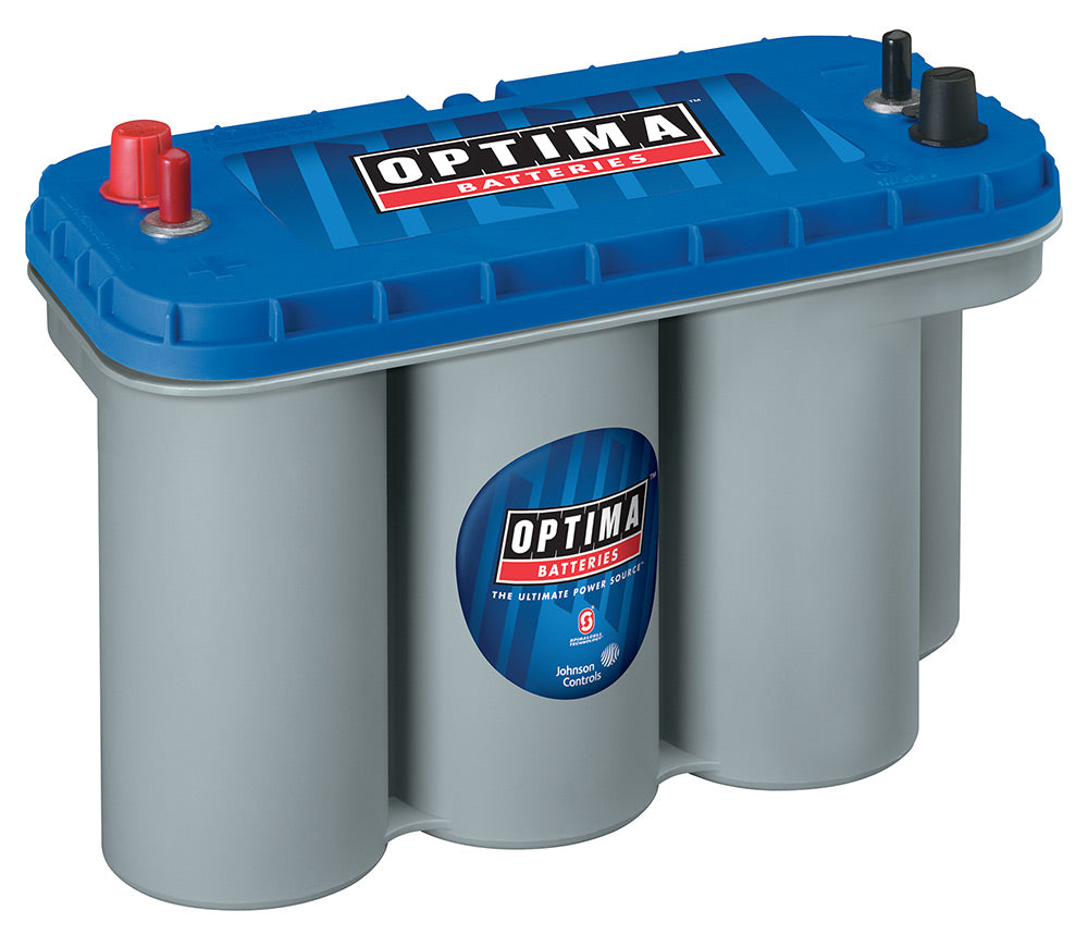 Optima D31M Blue Top Deep Cycle Marine Battery - 12V 75Ah AGM for Boats, RVs, and Off-Grid Power - High Performance & Long Lasting