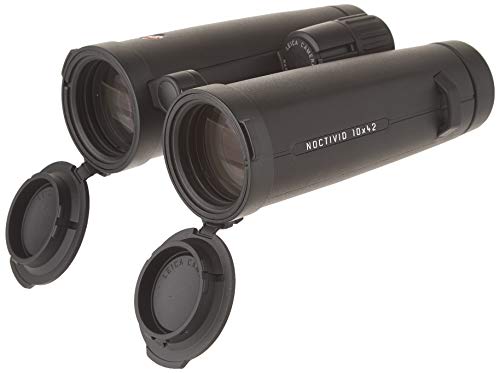 Leica 10x42 Noctivid Binoculars - High Performance HD Optics, Waterproof & Fogproof, Black - Perfect for Bird Watching, Hunting, and Outdoor Adventures
