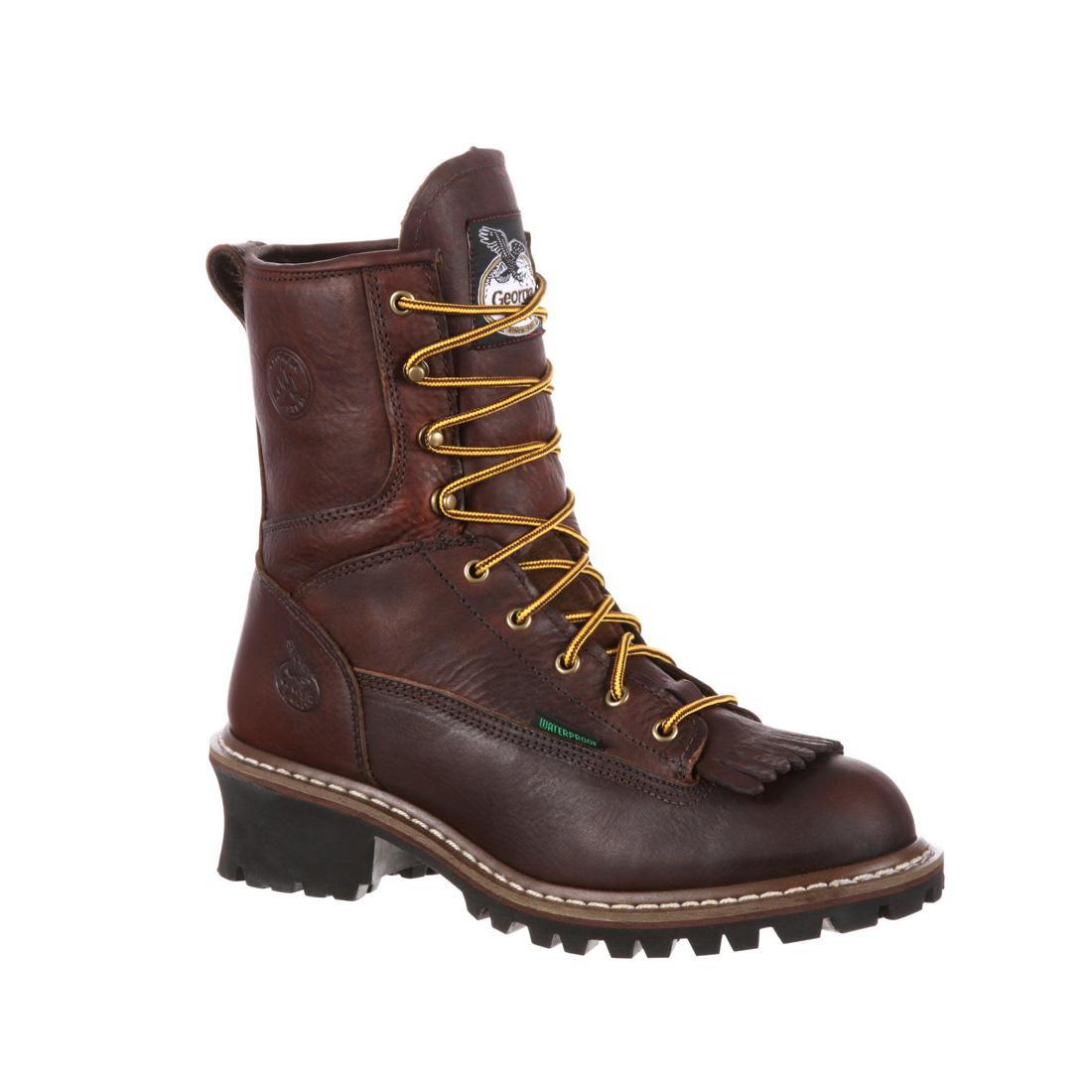 Best Steel Toe Waterproof Logger Boots for Men - Heavy Duty Work Boots with Slip Resistance & Comfort - Ideal for Construction, Hiking & Outdoor Work
