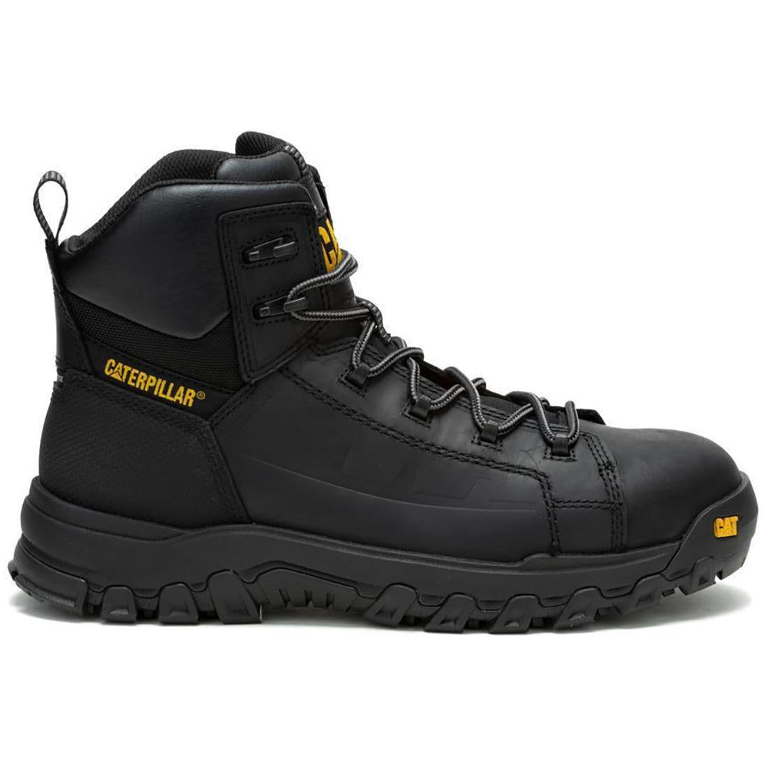**Threshold Rebound Waterproof Composite Toe Work Boots for Men - Black - Slip Resistant & Comfortable for Construction, Hiking & Outdoor Work**