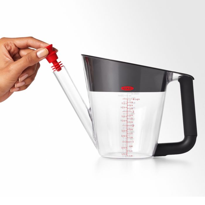 Stainless Steel Fat Separator with Pour Spout - 2 Cup & 4 Cup Sizes for Gravy, Soup & Cooking - Perfect for Thanksgiving, Roasts & Healthy Meal Prep