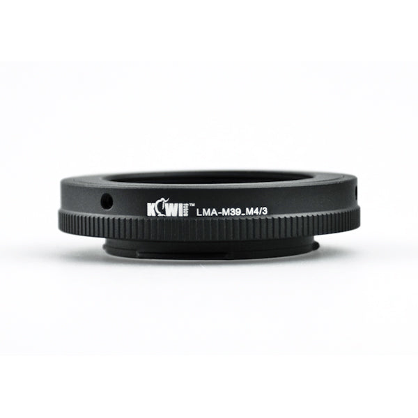Kiwifotos M39 to Micro 4/3 Mount Adapter - Convert Leica Screw Mount Lenses for Micro Four Thirds Cameras - Perfect for Vintage Lens Photography & Videography