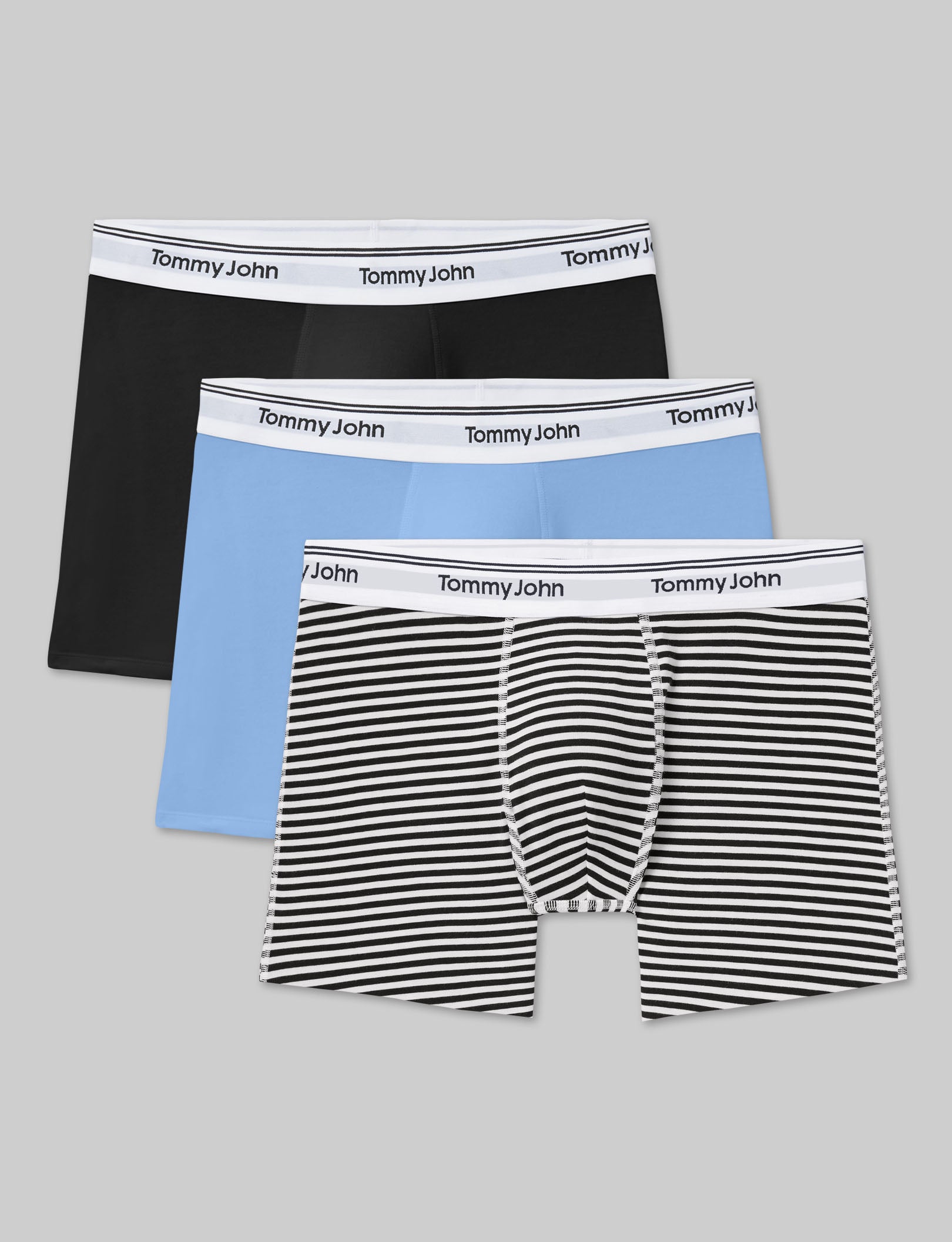 Premium Cotton Boxer Briefs for Men - 3 Pack Soft Breathable Underwear - Comfortable for Daily Wear, Workout & Sleep