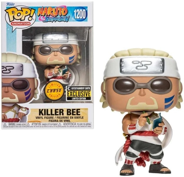 Funko Pop Animation Naruto Shippuden Killer Bee (EE Exclusive) Collectible Vinyl Figure - Perfect for Anime Fans & Collectors | Display for Home, Office, or Gaming Room Decor